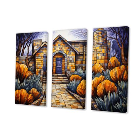 Gracie Oaks Yellow Cottage Garden Gateway 2 Landscape Wrapped Canvas Wall Art Wayfair Gracie Oaks Yellow Cottage Garden Gateway 2 Landscape Wrapped Canvas Wall Art Wayfair