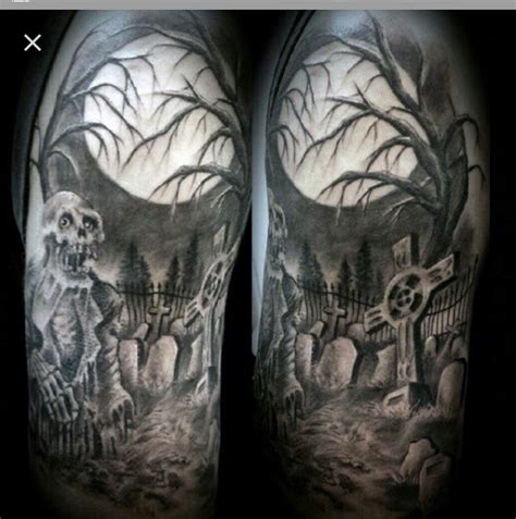 Graveyard Tattoo Designs