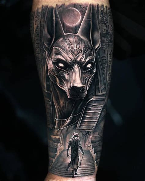 Guardian Of The Afterlife Protector Of Souls This Powerful Anubis Tattoo Channels The Energy Of The Ancient Egyptian God Known For Guiding Spirits And Guarding Sacred Realms With A Jackal Head And Guardian Of The Afterlife Protector Of Souls This Powerful Anubis Tattoo Channels The Energy Of The Ancient Egyptian God Known For Guiding Spirits And Guarding Sacred Realms With A Jackal Head And