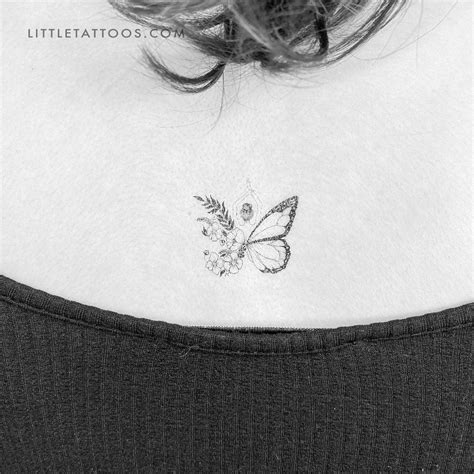 Half Flower Half Butterfly Woman Temporary Tattoo Set Of 3 Temporary Little Tattoos Half Flower Half Butterfly Woman Temporary Tattoo Set Of 3 Temporary Little Tattoos