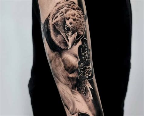 Harpy Eagle Skulls Mens Chest Piece Harpy Eagle Skulls Mens Chest Piece