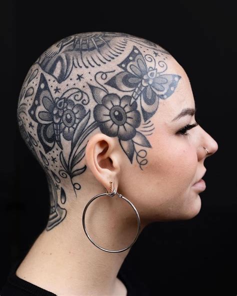 Head Tattoos 40 Creative Masterpieces For The Boldest Inkppl