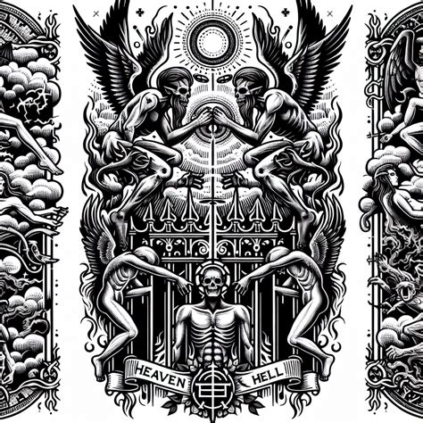 7 Heaven Hell Tattoo Ideas