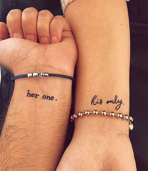 Her One His Only Couple Tattoo Meaningful Matching Tattoo For Couple Temporary Tattoo For Her One His Only Couple Tattoo Meaningful Matching Tattoo For Couple Temporary Tattoo For