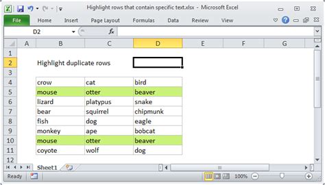Highlight Duplicate Rows With Excel Conditional Formatting Youtube Highlight Duplicate Rows With Excel Conditional Formatting Youtube