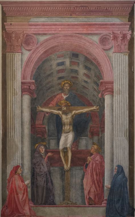 Holy Trinity By Masaccio Highest Quality Art Reproduction
