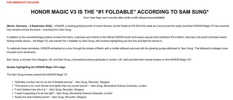 Honor Goes On A Cringe Offensive Against Samsung The Verge Honor Goes On A Cringe Offensive Against Samsung The Verge