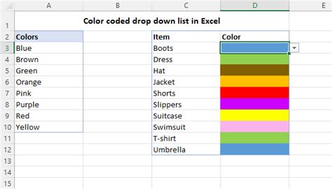 How Do I Change The Color Of A Drop Down List In Excel Design Talk How Do I Change The Color Of A Drop Down List In Excel Design Talk