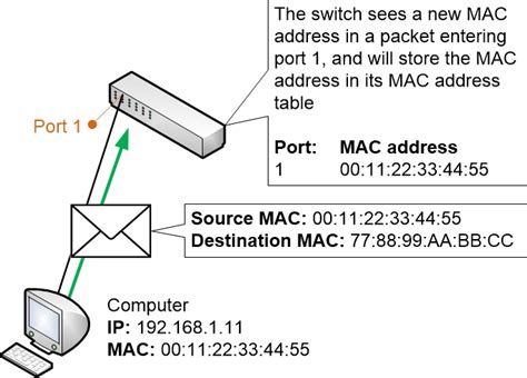 How Switch Learns The Mac Addresses Explained
