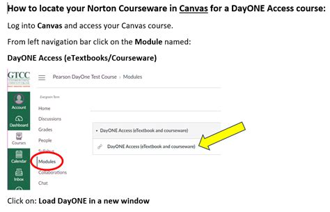 How To Access Norton Courseware For A Dayone Access Course In Canvas The Jamestown Campus Store How To Access Norton Courseware For A Dayone Access Course In Canvas The Jamestown Campus Store