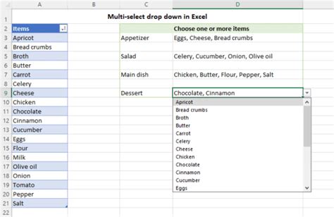 How To Add Drop Down Search In Excel