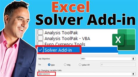 How To Add Solver In Excel Fast Myexcelonline How To Add Solver In Excel Fast Myexcelonline