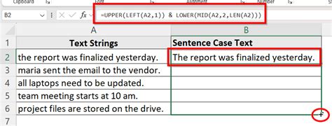 How To Change Text Into Sentence Case In Excel 2 Easy Ways Excel Insider How To Change Text Into Sentence Case In Excel 2 Easy Ways Excel Insider