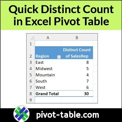 How To Count Distinct Values Of Pivot Table In Excel Spreadcheaters