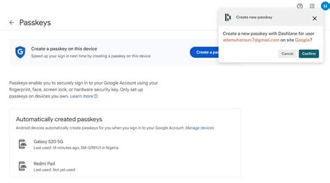 How To Create Passkeys In Dashlane
