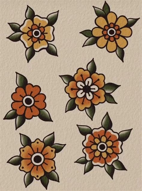 How To Draw An Old School Flower Tattoo By Thebrokenpuppet How To Draw An Old School Flower Tattoo By Thebrokenpuppet