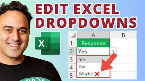 How To Edit Drop Down List In Excel Myexcelonline How To Edit Drop Down List In Excel Myexcelonline