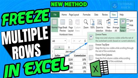 How To Freeze Multiple Rows In Excel 2025 Freeze Panes To Lock Rows Youtube