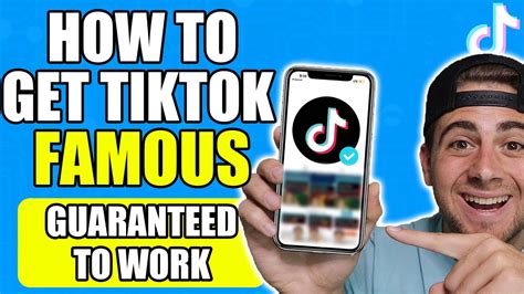 How To Get Famous On Tiktok Backstage