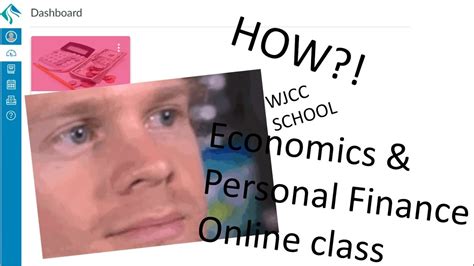 How To Get To My Online Class On Canvas Wjcc Econ And Personal Finance Youtube