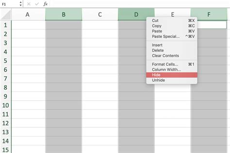 How To Hide Columns In Excel Spreadsheet How To Hide Columns In Excel Spreadsheet