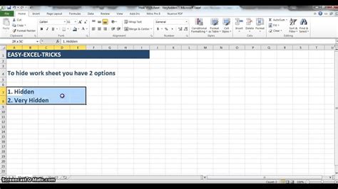 How To Hide Excel Worksheet Very Hidden Trick 1 Youtube How To Hide Excel Worksheet Very Hidden Trick 1 Youtube