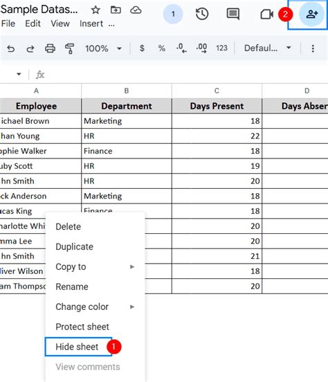 How To Hide Sheets From Certain Users In Google Sheets Excel Insider