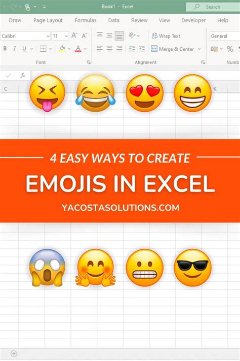How To Insert Emojis In Excel 4 Simple Tricks Spreadsheet Emoji Excel How To Insert Emojis In Excel 4 Simple Tricks Spreadsheet Emoji Excel