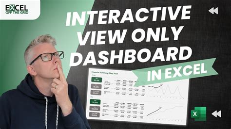 How To Make An Interactive View Only Dashboard From Excel Excel Off The Grid