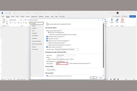How To Make Microsoft Word Change To Light Mode