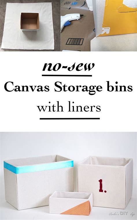 How To Make Perfect No Sew Canvas Storage Bins Anika Amp 39 S Diy Life Storage Bins Canvas Storage How To Make Perfect No Sew Canvas Storage Bins Anika Amp 39 S Diy Life Storage Bins Canvas Storage