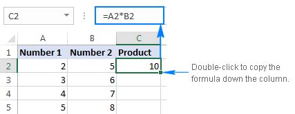 How To Multiply In Excel Numbers Cells Entire Columns How To Multiply In Excel Numbers Cells Entire Columns