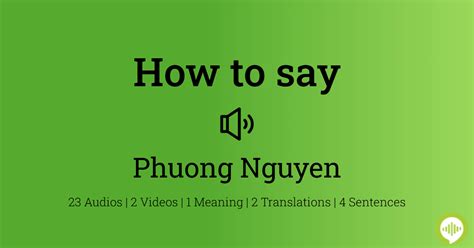 How To Pronounce Phuong Nguyen Howtopronounce Com How To Pronounce Phuong Nguyen Howtopronounce Com