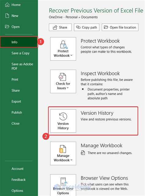 How To Recover Previous Version Of Excel File 4 Easy Ways Exceldemy How To Recover Previous Version Of Excel File 4 Easy Ways Exceldemy