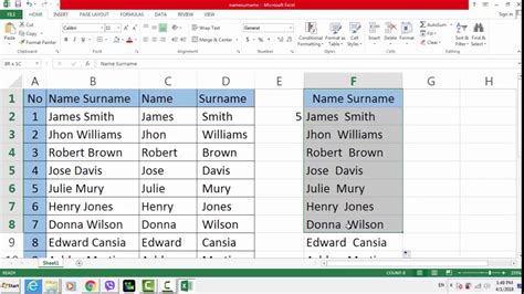 Split Surname and Firstname in Excel Easily
