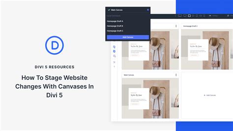 How To Stage Website Changes With Canvases In Divi 5 How To Stage Website Changes With Canvases In Divi 5