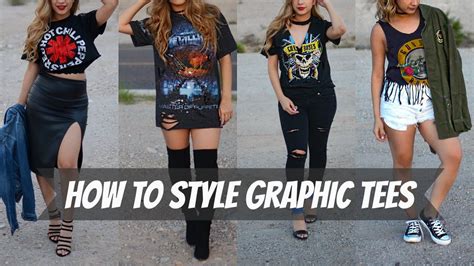 How To Style Graphic Tee Amp 39 S Diy How To Distress A Tee Shirt Youtube How To Style Graphic Tee Amp 39 S Diy How To Distress A Tee Shirt Youtube