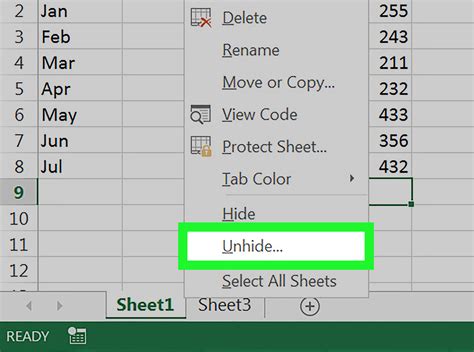How To Unhide Hidden Worksheets In Excel How To Unhide Hidden Worksheets In Excel