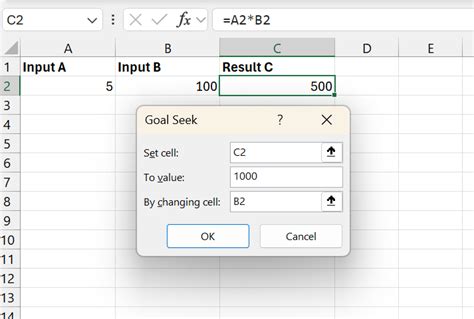 How To Use Goal Seek In Excel A Guide With Real Examples Datacamp