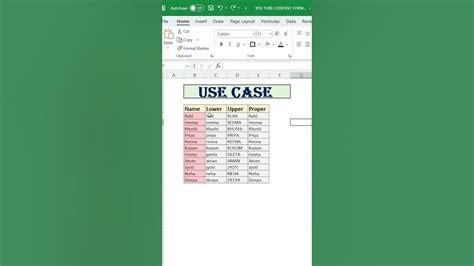 How To Use Sentence Cases In Ms Excel Youtubeshorts Trendingshorts Shortsvideo Part 2 How To Use Sentence Cases In Ms Excel Youtubeshorts Trendingshorts Shortsvideo Part 2