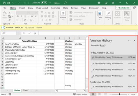 How To View Excel Files Version History And Restore Previous Versions How To View Excel Files Version History And Restore Previous Versions