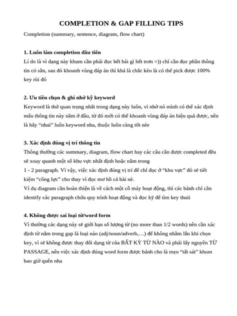 Ielts Completion Tips Pdf Ielts Completion Tips Pdf