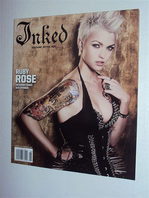 Inked Magazine August 2010 Issue Ruby Rose Adam Levine Maroon 5 Tattoo Rocky Rakovic Amazon Com Books Inked Magazine August 2010 Issue Ruby Rose Adam Levine Maroon 5 Tattoo Rocky Rakovic Amazon Com Books