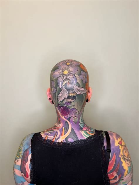 Insane Full Head Tattoo Done By Mr Reyesink
