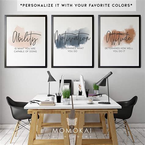 Inspirational Workplace Art Motivational Office Wall Art Modern Home Office Decor Office Wall