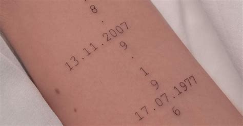Inspiring Date Tattoo Designs For Lasting Memories Inspiring Date Tattoo Designs For Lasting Memories
