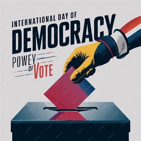 International Day Of Democracy Celebrating The Power Of Voting And Democratic Participation Premium Ai Generated Vector International Day Of Democracy Celebrating The Power Of Voting And Democratic Participation Premium Ai Generated Vector