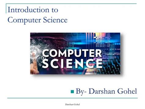 Introduction To Computer Science Ppt Introduction To Computer Science Ppt