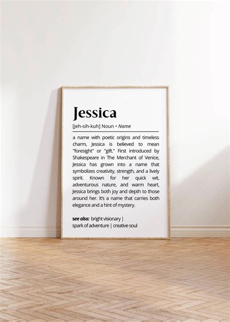 Jessica Name Definition Meaning Art Board Jessica Name Definition Meaning Art Board