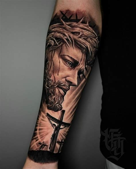 Jesus Tattoo On Arm Jesus Tattoo On Arm